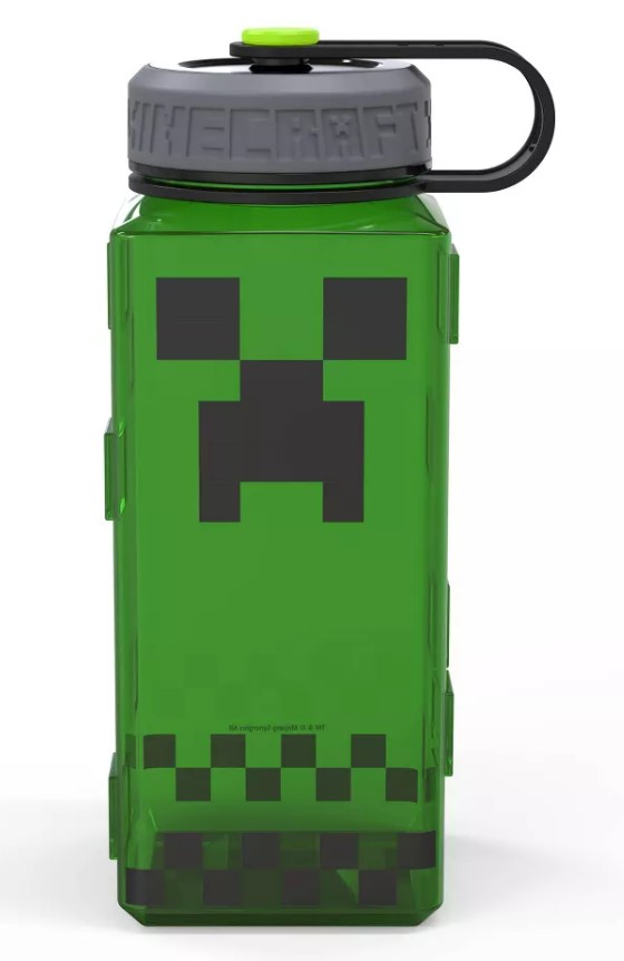 Minecraft 36oz Plastic Victory Water Bottle - Zak Designs 36 oz